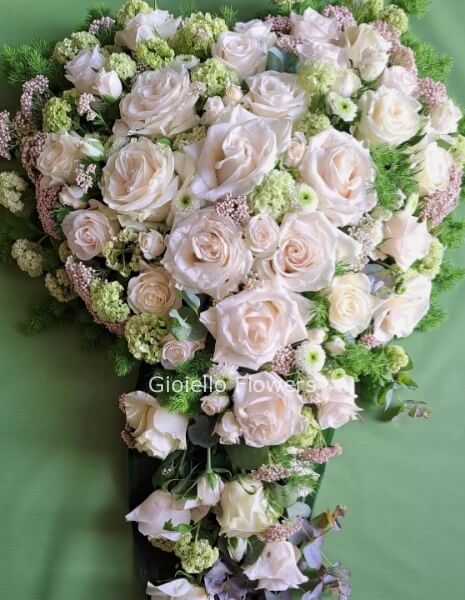 Cuore con rose diametro 35