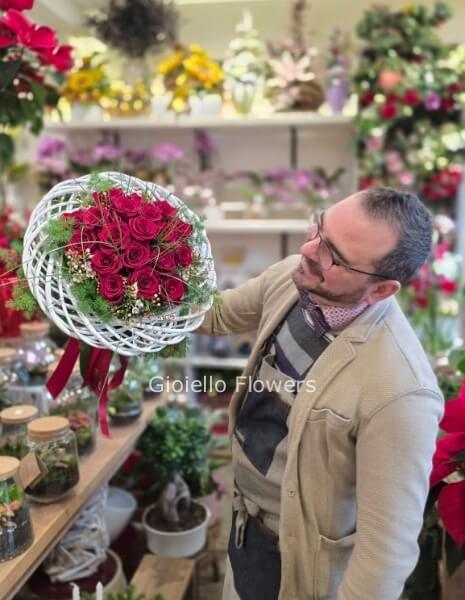 Bouquet di rose rosse